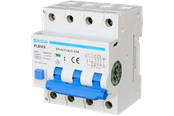 Komponenter til tavler og kasser - Gacia C16A RCBO kombiafbryder 3P+N 30mA 6kA - 20100