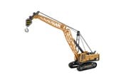 Legetøjsbil - Toi-Toys - METAL Construction vehicle - crane truck with caterpillar tracks 1:55 - 21527A