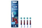 Eltandbørste - Oral-B Tandbørstehoveder Spiderman Kids3+ - 4 pcs - 8006540805374
