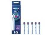 Eltandbørste - Oral-B Tandbørstehoveder 3D White - 5 pcs - 8006540894712