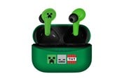 Hovedtelefoner/headset - Minecraft In-Ear TWS Headphones Green - MC1227