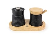 Køkkentilbehør - Peugeot Bali Støbejern peberkværn og salt dispenser sæt - 39967
