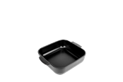 Køkkentilbehør - Peugeot Appolia Firkantet ovnfad 28 cm satin sort - 61548