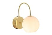 Lamper - Nordlux Franca væglampe, messing - 2312561035