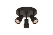 Lamper - Nordlux Boston 3-rondel loftlampe, sort - 2512370103
