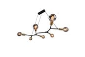 Lamper - Nordlux Josefine 7-spot pendel, sort - 2010303003
