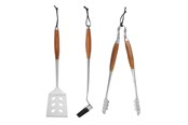 Grill og tilbehør - MUSTANG Grill Set in Wooden Box 3 Pieces - 633117