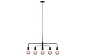 Lamper - Nordlux Gloom 5-spot pendel, sort - 2113053003
