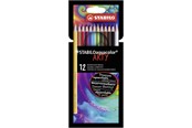 Skrive- og Tegneværktøjer - STABILO Aquacolor - Watercolor Colored Pencil - ARTY - Set 12 Pcs. - 1612/1-20