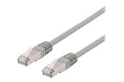 Netværkskabel - Deltaco patch cable - 1 m - grey - Grå - 1meter - SFTP-61H