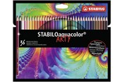 Skrive- og Tegneværktøjer - STABILO Aquacolor - Watercolor Colored Pencil - ARTY - Set 36 Pcs. - 1636-1-20