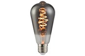 Lyskilder - Nordlux LED pære Deco ST64 Spiral Dim 1800 Kelvin 140 Lumen Røgfarvet E27 - 2080072747