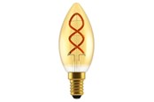 Lyskilder - Nordlux LED pære Deco C35 Spiral Dim 2200 Kelvin 200 Lumen Guldfarvet E14 - 2080101458