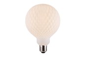Lyskilder - Nordlux LED pære Deco G125 Harlekin 3000 Kelnvin 500 Lumen Opal hvid E27 - 2480102701