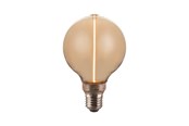 Lyskilder - Nordlux LED pære Deco G95 Dash Dim 1800K Kelvin 110 Lumen Ravfarvet E27 - 2580022727
