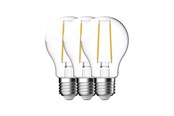 Lyskilder - Nordlux LED pære A60 4000 Kelvin 500 Lumen Klar 3-pak E27 - 5181010323