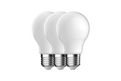 Lyskilder - Nordlux LED pære A60 4000 Kelvin 1055 Lumen Milky 3-pak E27 - 5191002023