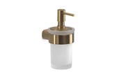 Badeværelsestilbehør - Gedy Piren sæbedispenser - Børstet messing - 30687