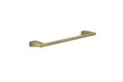 Badeværelsestilbehør - Gedy Tonale håndklædestang 45 cm - Børstet Messing - TN218845