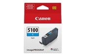 Blæk, Toner & Forbrugsstoffer - Canon PFI-5100 / 6953C001 Cyan - 6953C001