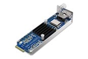 Netværksadapter (netkort, printserver mv.) - QNAP QXG-ES10G1T - expansion module - PCIe 3.0 x4 - 100M/1G/2.5G/5G/10 Gigabit Ethernet x 1 - QXG-ES10G1T
