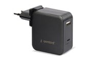 Bærbar Oplader - Gembird NPA-PD60-01 Universal 60W USB Type-C PD laptop charger - NPA-PD60-01