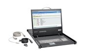 Skærm - 19" Eaton Series Rack Console 1URM DVI VGA for KVM Switch 19" LCD 1080p Rackmount TAA - B021-000-19-HD2