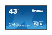 Infoskærme & Digital Skiltning - iiyama ProLite LH4365UHSB-B1 - 3840x2160 (4K) - 60Hz - IPS - LH4365UHSB-B1