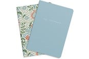 Blokke, Formularer & Notesbøger - Burde Notebook Blue & Flower 2 pack - 92762700