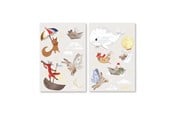Baby Udstyr - Filibabba Wallstickers - Dreamy Adventurers - FI-03821