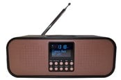 DAB, netværks- og clockradio - Scansonic PA8001 DAB+ radio with wireless charger - DAB+/FM - Sort - PA8001