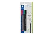 Skrive- og Tegneværktøjer - Staedtler TRIPLUS FINELINER rPP 4 ASS/BK - 334-S BK4