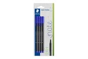 Skrive- og Tegneværktøjer - Staedtler TRIPLUS FINELINER Rpp BLÅ 4/BK - 334-3 BK4
