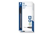 Skrive- og Tegneværktøjer - Staedtler STAEDTLER KUGLEPEN 4320 F, ÆSKE 10 STK, SORT - 4320 F-9