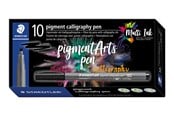Skrive- og Tegneværktøjer - Staedtler KALLIGRAFI PEN PIGMENT, ÆSKE 10 STK, INDIGO - 375-36
