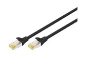 Netværkskabel - DIGITUS patch cable - 5 m - black - Sort - 5m - DK-1644-A-050-BL-10