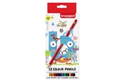 Skrive- og Tegneværktøjer - Bruynzeel Kids Colored Pencils 12 pcs. - 60112002