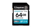 Hukommelseskort - Kingston Canvas Go! Plus SD - 200MB/s - 64GB - SDG4/64GB