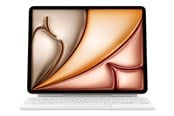 Tastatur - Apple Magic Keyboard for iPad Air 13" M4 | M3 | M2 - Norwegian - White - Tastatur & Folio sæt - Norsk - Hvid - MDFW4H/A