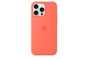 Mobil - Covers & Cases - Apple iPhone 16 Pro Max Silicone Case with MagSafe - Tangerine - MDGX4ZM/A