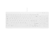 Tastatur - Cherry Active Key AK-C7012 - keyboard - wipe disinfection - QWERTY - Pan Nordic - white Input Device - Tastatur - Nordisk - Hvid - AK-C7012F-U1-W/NOR