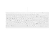 Tastatur - Cherry Active Key AK-C7012 - keyboard - compact hygiene fully sealed IP68 - QWERTY - Pan Nordic - white Input Device - Tastatur - Nordisk - Hvid - AK-C7012F-UVS-W/NOR