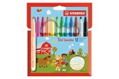 Skrive- og Tegneværktøjer - STABILO Trio Jumbo - Felt-tip pen - Set of 12 pieces - 380/12-01