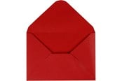 Konvolutter & Forsendelsesbokse - Creativ Company - Envelope Red 11.5x15cm 10 pcs. - 217013