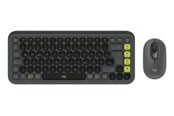 Tastatur - Logitech POP Icon Combo - Tastatur & Mus sæt - Tysk - Grå - 920-013106