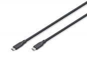 USB kabel - DIGITUS - USB-C cable - 24 pin USB-C to 24 pin USB-C - 1 m - AK-300344-020-S