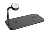 Mobil - Adaptere & Opladere - ZENS Dual+Watch Aluminium Magnetic Wireless Charger Black - ZEDC05BM/00