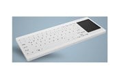 Tastatur - Cherry Active Key AK-C4412F - keyboard - medical mini - with touchpad - QWERTY - Pan Nordic - white Input Device - Tastatur - Nordisk - Hvid - AK-C4412F-GUS-W/NOR