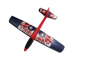 Udendørsleg - Happy Summer Jumbo Svævefly i Skum 86 cm - assorteret - 303216