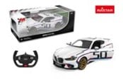 Legetøjsbil - RASTAR R/C 1:14 BMW 3.0 CSL White - 92800